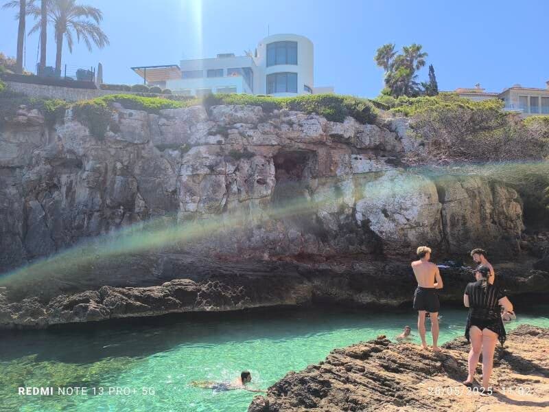 Baignade Cala Maioris réserve naturelle Majorque